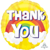 Thank You Rainbow 45cm Foil Balloon