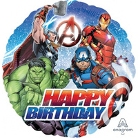 Avengers Happy Birthday 45cm Foil Balloon