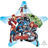Avengers Foil Balloon Star 81cm
