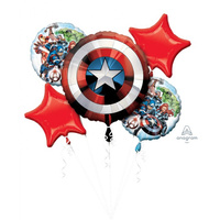 Avengers Shield Foil Balloon Bouquet