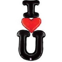 I Love You Super Shape Foil Balloon