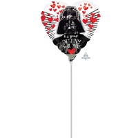 Star Wars Love Foil Mini Air Inflated 22cm (Local Order Only)