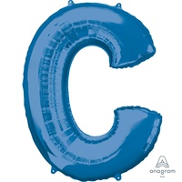 Super Shape Letter C Blue 86cm