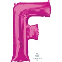 Super Shape Letter F Pink 86cm