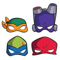 TMNT Rise of the TMNT Paper Masks