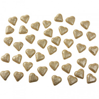 Heart Table Scatters Gold Glitter Foam Sprinkles