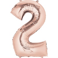 Megaloon Shape Rose Gold Number 2