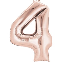 Megaloon Shape Rose Gold Number 4