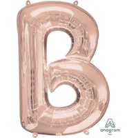 Super Shape Letter B Rose Gold 86cm