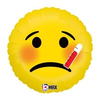Emoji Get Well Soon 45cm Foil Balloon