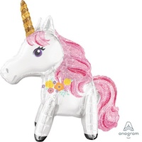 Unicorn Magical Standing Foil Balloon Air Filled