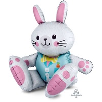 Bunny Large Sitting Foil Balloon (Air Fill Only)