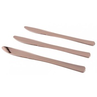 Rose Gold Plastic Knives (Pkt 12)