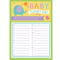 Baby Shower A to Z Game
