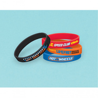 Hot Wheels Wild Racer Rubber Bracelet Favours