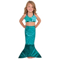 Mermaid Costume Teal Child Size Small 4-6