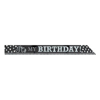Sash Birthday Add Any Age Sparkling Foil