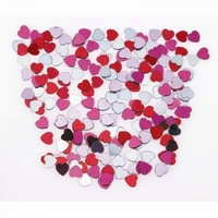 Heart Scatters Red, Silver and Pink