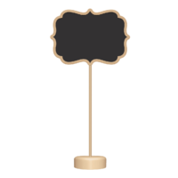 Chalkboard Standing Wood MDF Sign