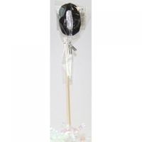 0 - Candle Number 0 Glitter Black
