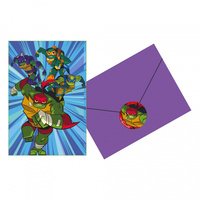 TMNT Rise of the TMNT Invitations