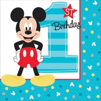 Mickey Fun To Be One Beverage Napkins