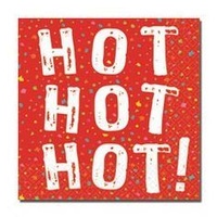 Mexican Fiesta - Beverage Napkins HOT HOT HOT