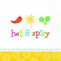 Mexican Fiesta - Beverage Napkins Hot & Spicy