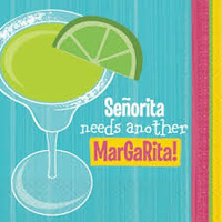Mexican Fiesta - Beverage Napkins Senorita
