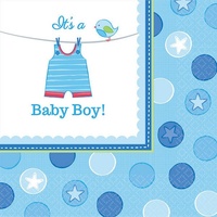 Shower w/Love Boy Lunch Napkins