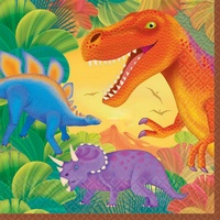 Dinosaur Prehistoric Party Lunch Napkins
