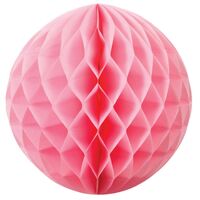 Pink Paper Honeycomb Ball 35cm