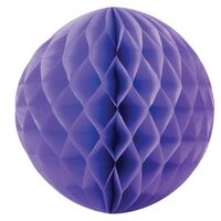 Purple Paper Honeycomb Ball 35cm