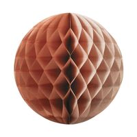 Rose Gold Paper Honeycomb Ball 25cm