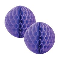 Purple Paper Honeycomb Ball 15cm