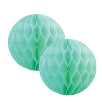 Mint Green Paper Honeycomb Ball 15cm