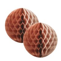 Rose Gold Paper Honeycomb Ball