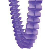 Purple Honeycomb Garland