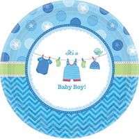 Shower w/Love Boy Lunch Plates