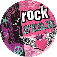 Rock & Roll - Rock Star Dinner Plates