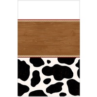 Western Cow Printed Tablecover