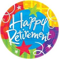 Happy Retirement - Dinner Plate