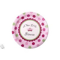 Baby Shower A New Little Princess Dinner Plates