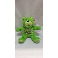 Happy Birthday Bear Lime Green
