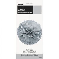 Silver Puff Ball 40cm