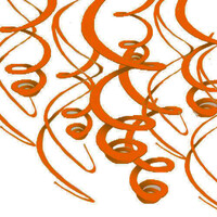 Orange Swirl Decoration