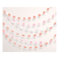 Rose Gold & Blush Dot Garlands