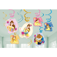 Beauty & The Beast Hanging Swirls