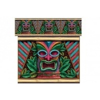 Hawaiian Summer Luau Tiki Room Roll Scene Setter