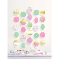 Pastel Hanging Circle Decoration